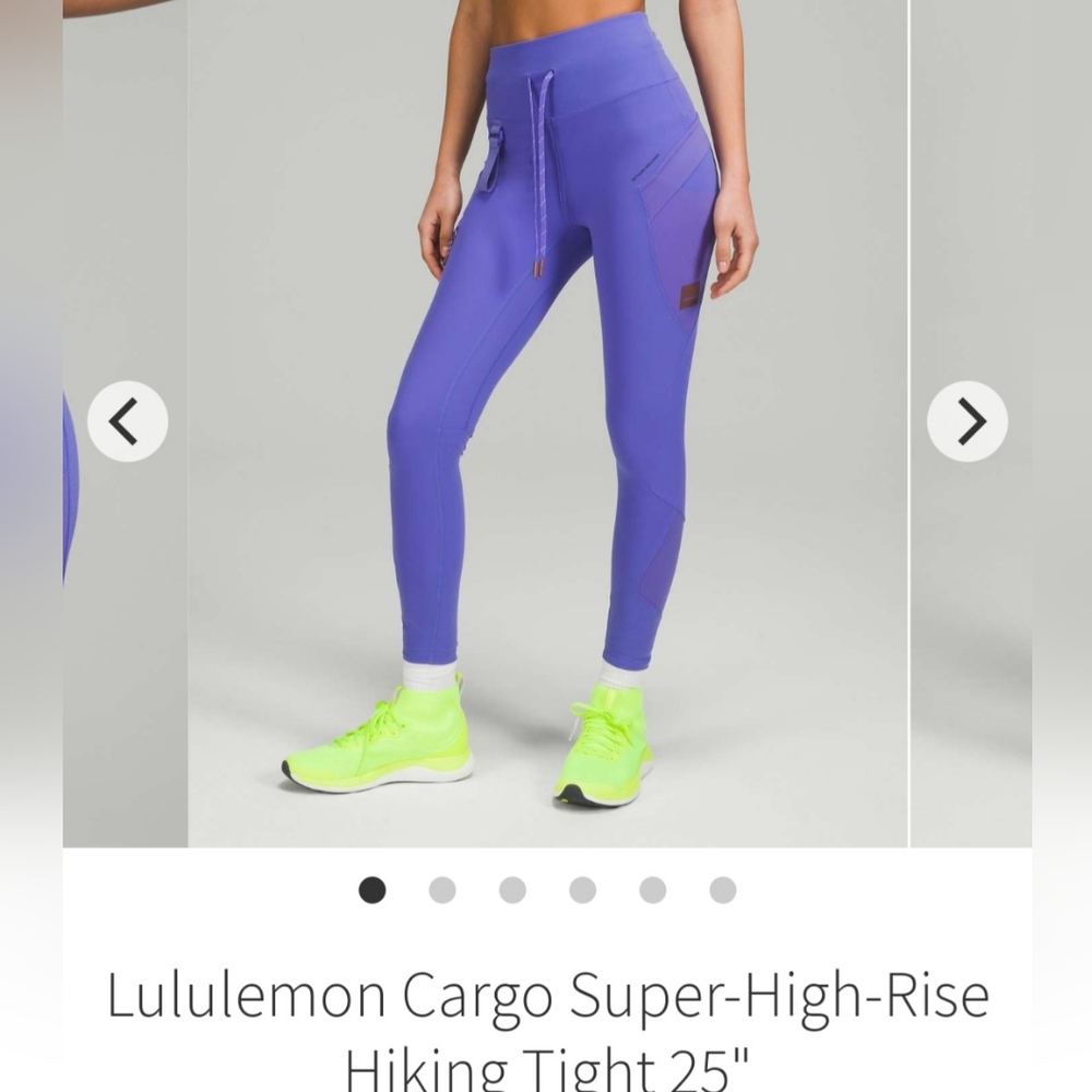 Lululemon Cargo super high rise hiking tight